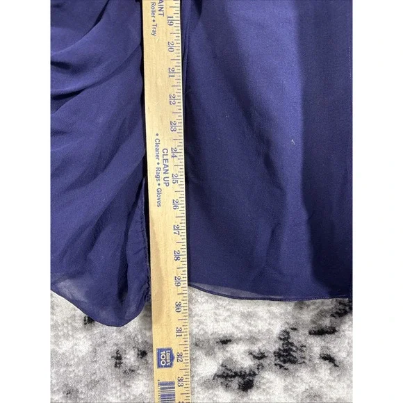 Ted Baker Dress Womens Size 1 Strapless Sleeveless Zip 100% Silk‎ Pleats - Picture 3 of 16